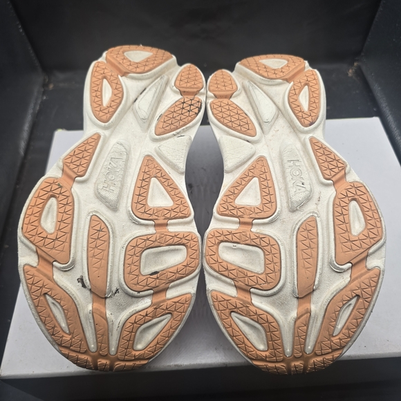 Hoka Women's Vibrant Blue and Pink Athletic Shoes - Picture 7 of 7